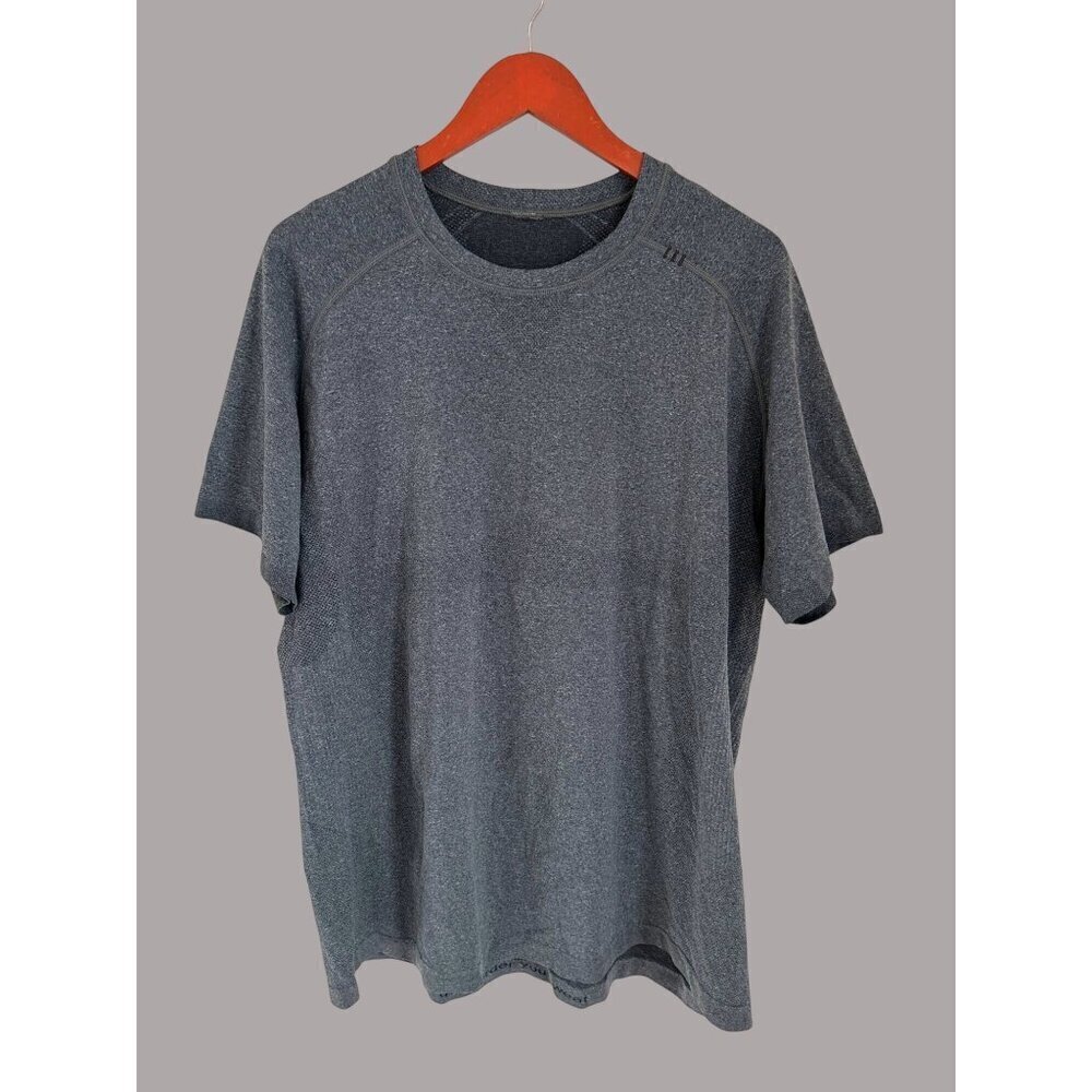 Lululemon Metal Vent Tech Short-Sleeve Shirt Gym Running Gray Size 2XL